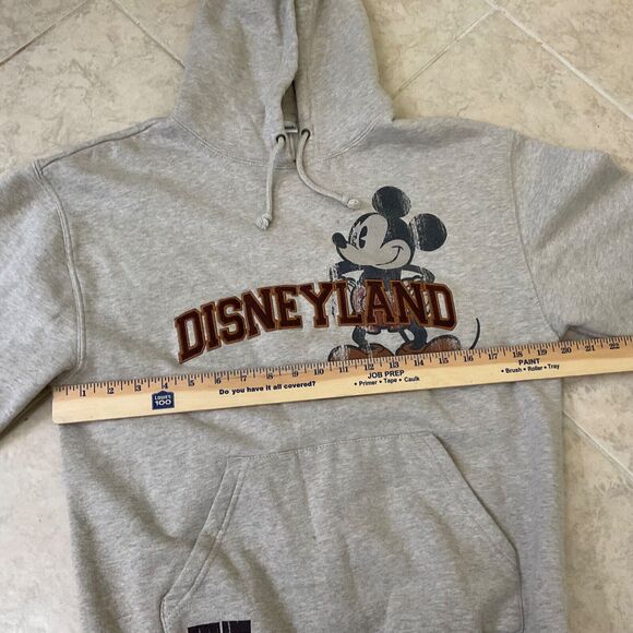 Disneyland Resort Hoodie Men's S Long Sleeve Pullover Micky w embroidered front - Picture 8 of 10